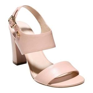 Cole Han Nude Octavia Slingback Sandals